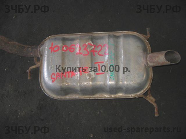 Hyundai Santa Fe 1 (SM) Глушитель задняя часть