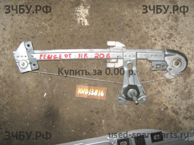 Peugeot 206 Стеклоподъёмник механический задний правый