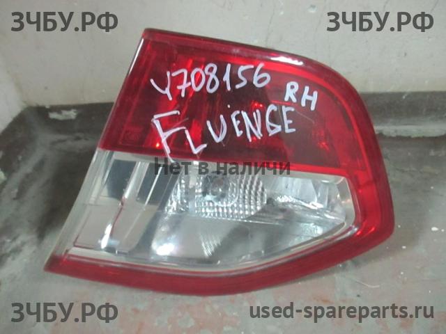 Renault Fluence Фонарь правый