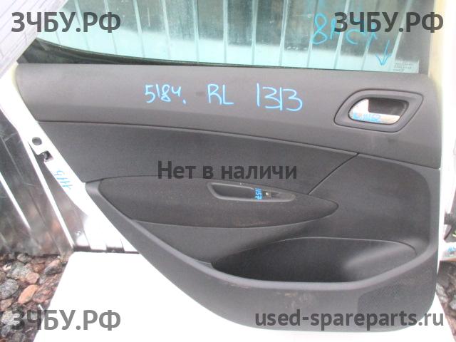 Peugeot 308 Обшивка двери задней левой