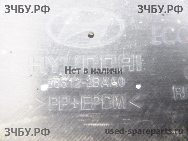 Hyundai Santa Fe 2 (CM) Юбка заднего бампера