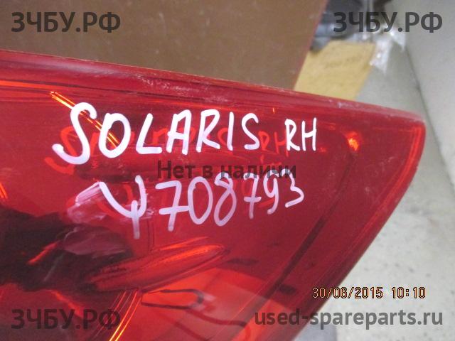 Hyundai Solaris 1 Фонарь правый