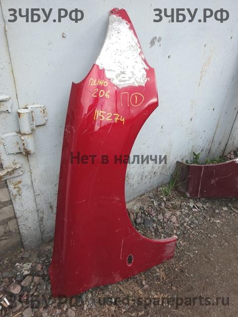 Peugeot 206 Крыло переднее правое
