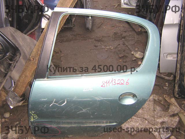 Peugeot 206 Дверь задняя левая