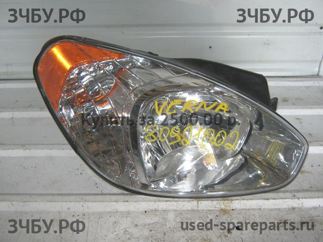 Hyundai Verna Фара правая