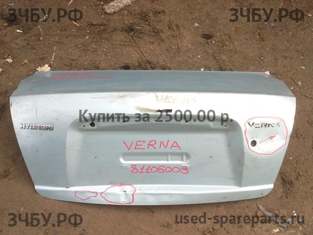 Hyundai Verna Крышка багажника