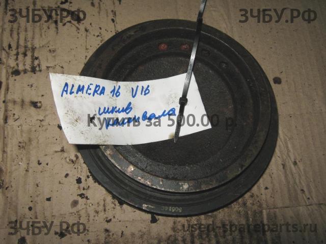 Nissan Almera 16 Шкив коленвала