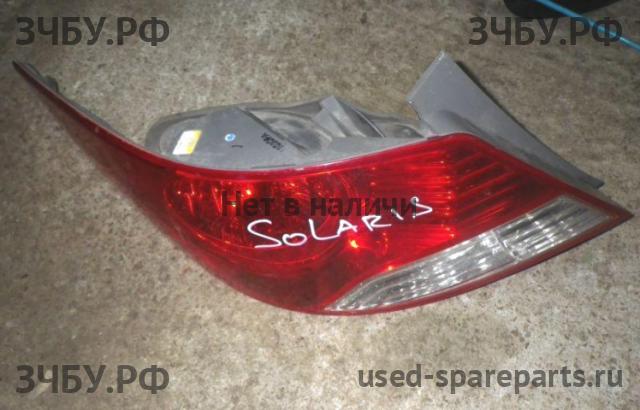 Hyundai Solaris 1 Фонарь левый