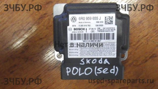 Volkswagen Polo 5 (Sedan) Блок управления AirBag (блок активации SRS)