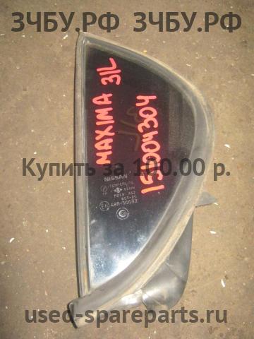 Nissan Maxima 3 (CA33) Стекло двери задней левой (форточка)
