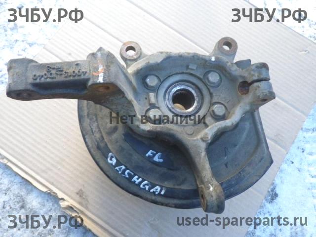 Nissan Qashqai (J10) Кулак поворотный передний левый (со ступицей)