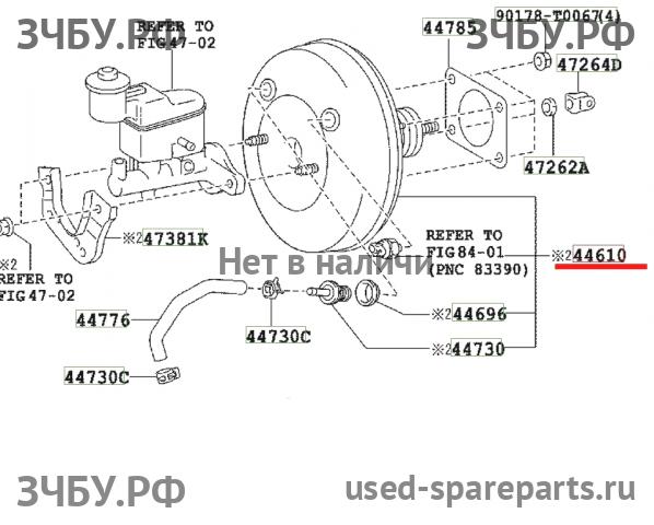 Toyota Hi Lux (3) Pick Up Усилитель тормозов вакуумный