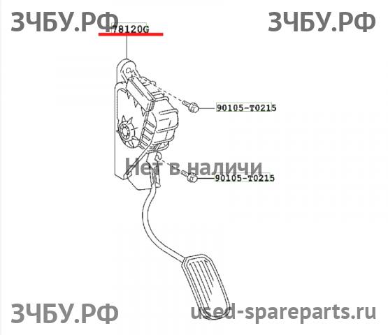 Toyota Hi Lux (3) Pick Up Педаль газа