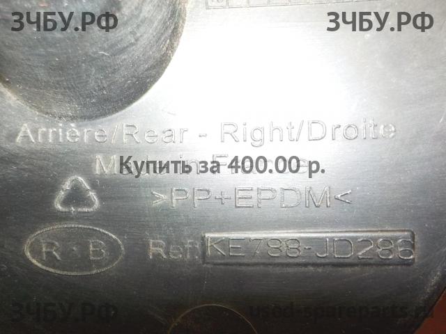 Nissan Qashqai (J10) Брызговик задний правый