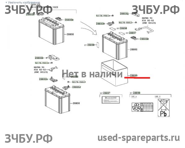 Toyota Hi Lux (3) Pick Up Корпус аккумулятора