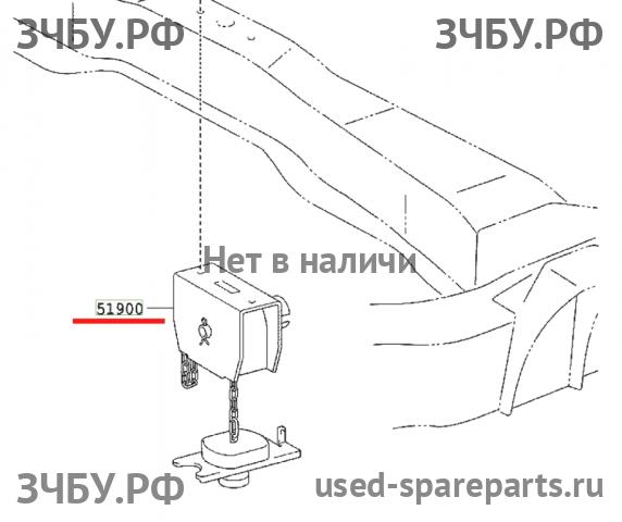 Toyota Hi Lux (3) Pick Up Кронштейн крепления запасного колеса