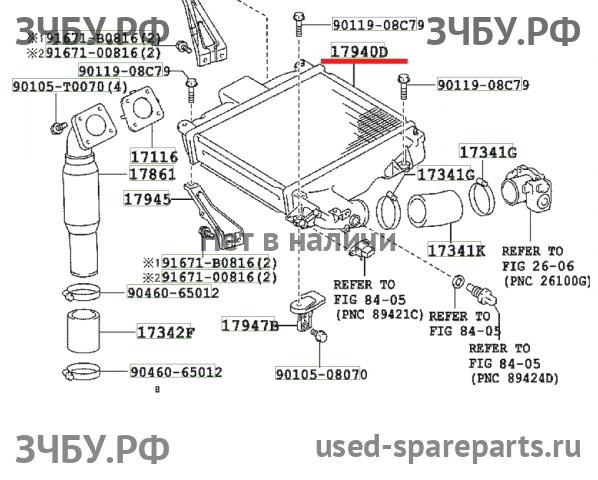 Toyota Hi Lux (3) Pick Up Интеркулер