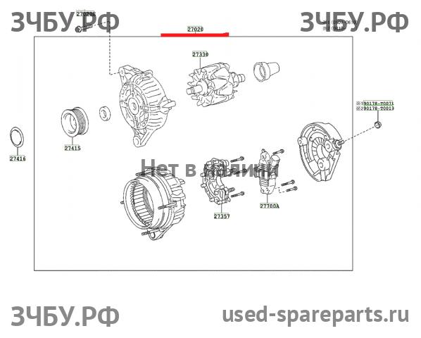 Toyota Hi Lux (3) Pick Up Генератор