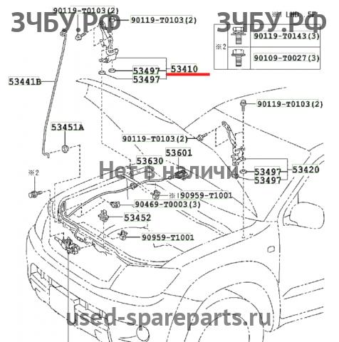 Toyota Hi Lux (3) Pick Up Петля капота правая