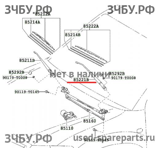 Toyota Hi Lux (3) Pick Up Поводок стеклоочистителя передний