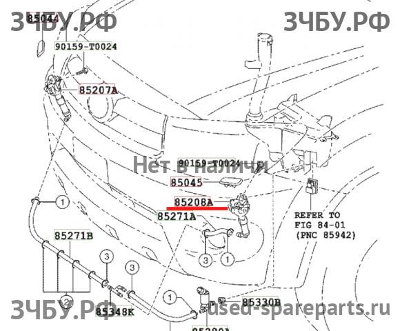 Toyota Hi Lux (3) Pick Up Форсунка омывателя фары левая