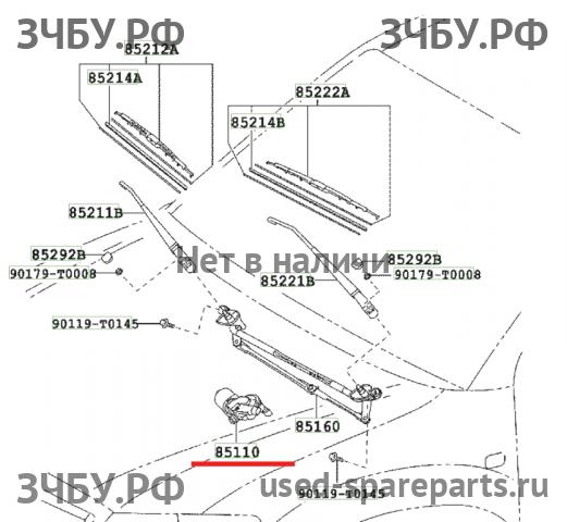 Toyota Hi Lux (3) Pick Up Моторчик стеклоочистителя