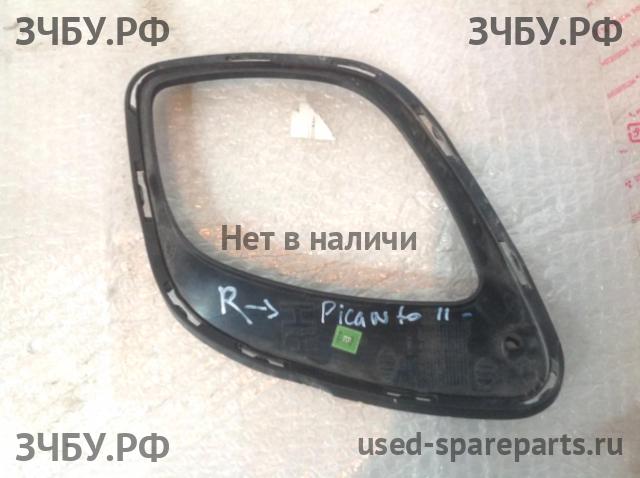 KIA Picanto 2 Рамка противотуманной фары правой