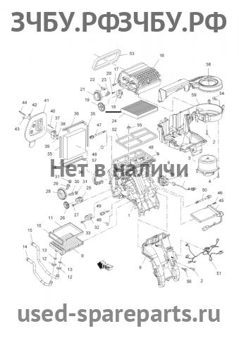 Chevrolet Cruze 1 Моторчик заслонки печки