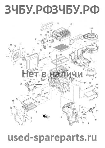 Chevrolet Cruze 1 Моторчик заслонки печки