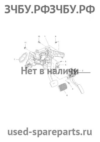 Chevrolet Cruze 1 Педаль газа