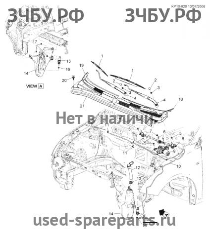 Chevrolet Cruze 1 Насос омывателя