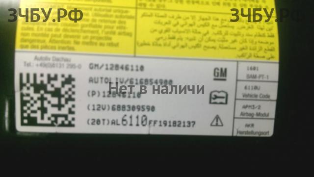 Chevrolet Cruze 1 Подушка безопасности пассажирская (в торпедо)