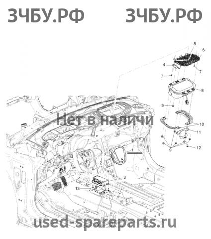 Chevrolet Cruze 1 Подушка безопасности водителя (в руле)