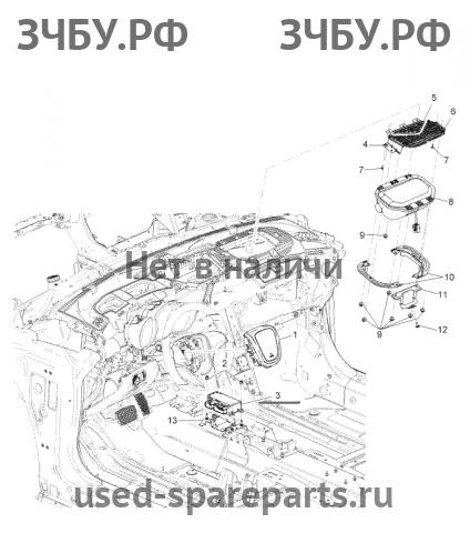 Chevrolet Cruze 1 Блок управления AirBag (блок активации SRS)