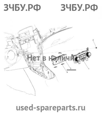 Chevrolet Cruze 1 Блок управления климатической установкой