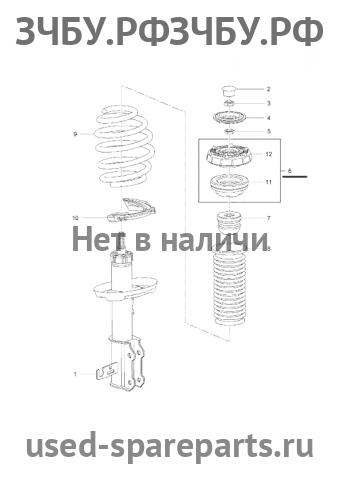 Chevrolet Cruze 1 Опора переднего амортизатора