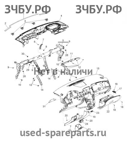 Chevrolet Cruze 1 Усилитель торпеды