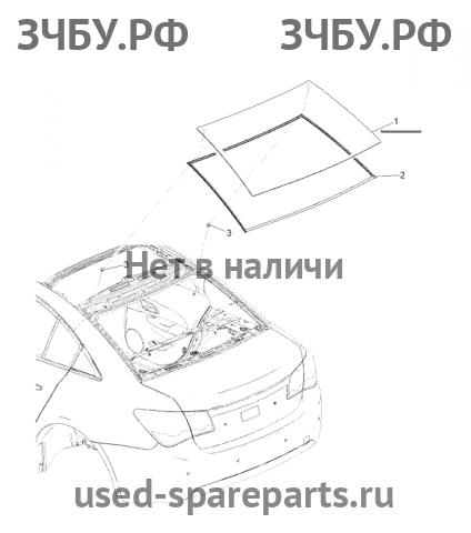 Chevrolet Cruze 1 Стекло заднее