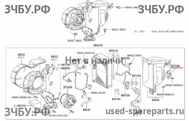 Toyota Land Cruiser 120 (PRADO) Резистор отопителя