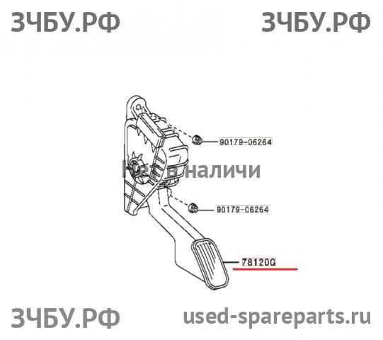 Toyota Land Cruiser 120 (PRADO) Педаль газа