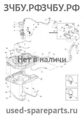 Chevrolet Cruze 1 Лючок бензобака