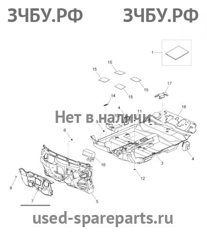 Chevrolet Cruze 1 Шумоизоляция моторного отсека