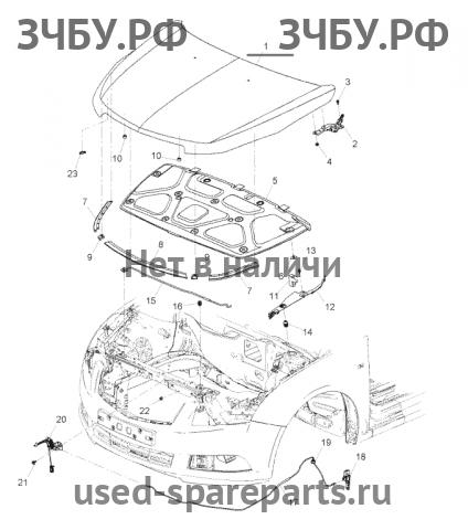 Chevrolet Cruze 1 Капот