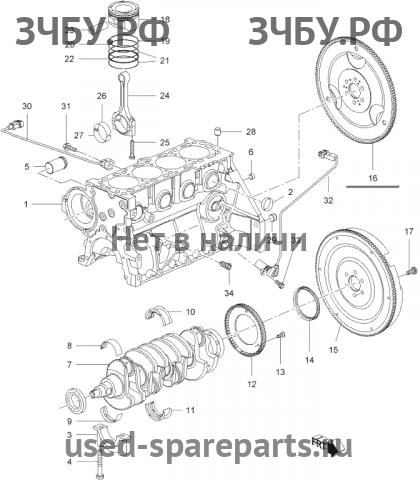 Chevrolet Cruze 1 Маховик