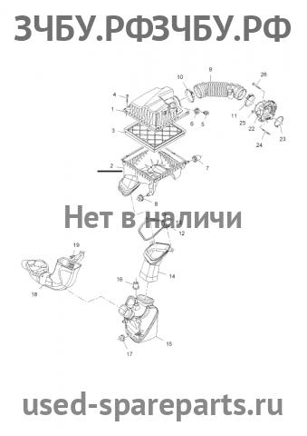 Chevrolet Cruze 1 Корпус воздушного фильтра