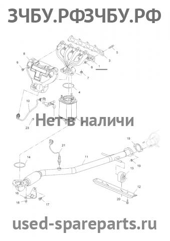Chevrolet Cruze 1 Коллектор выпускной