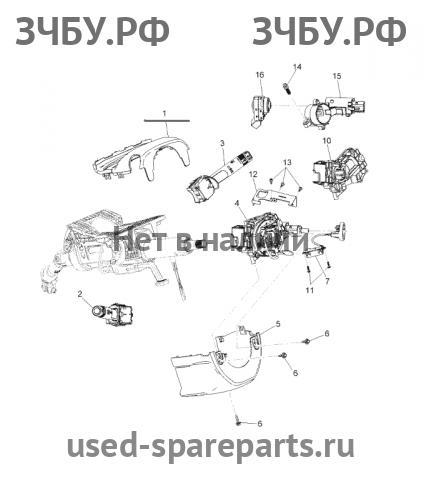Chevrolet Cruze 1 Кожух рулевой колонки