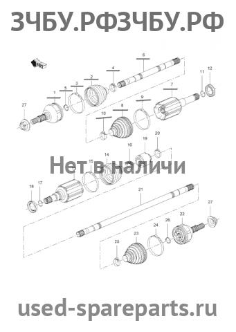 Chevrolet Cruze 1 Полуось передняя левая