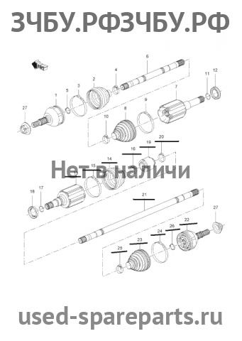 Chevrolet Cruze 1 Полуось передняя правая