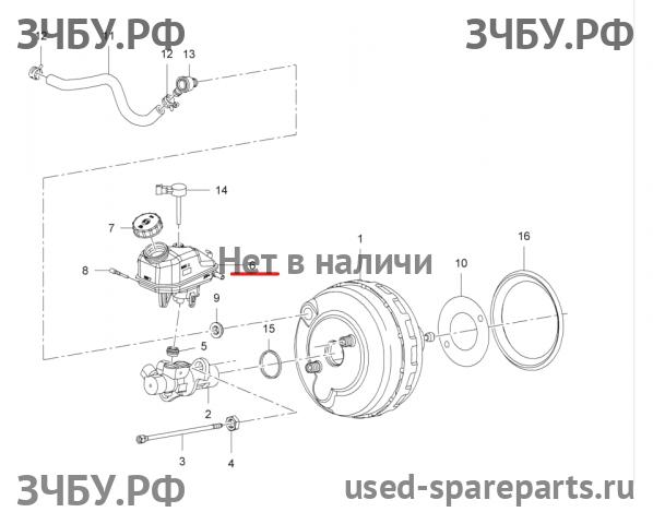 Chevrolet Cruze 1 Бачок главного тормозного цилиндра